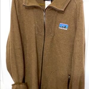 Patagonia zip up rustic brown